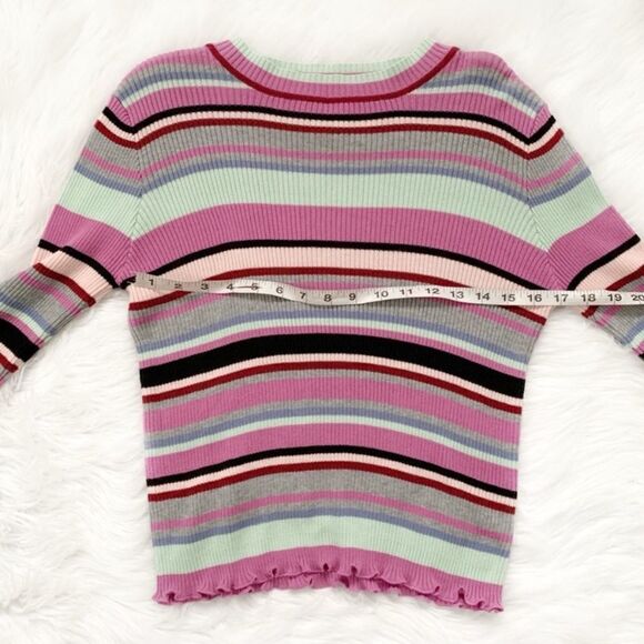 Pink  Striped Sweater! - Picture 6 of 9